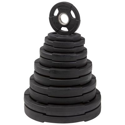 Master Fitness Viktpaket Deluxe 115kg, Viktpaket gummerade