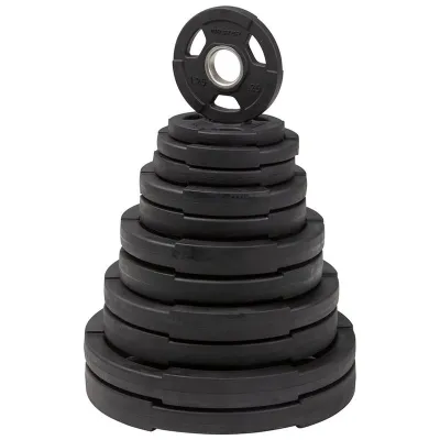 Master Fitness Viktpaket Deluxe 115kg, Viktpaket gummerade