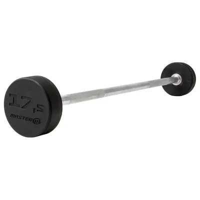 Master Fitness Fast skivstång, Fast skivstång, 17,5 kg
