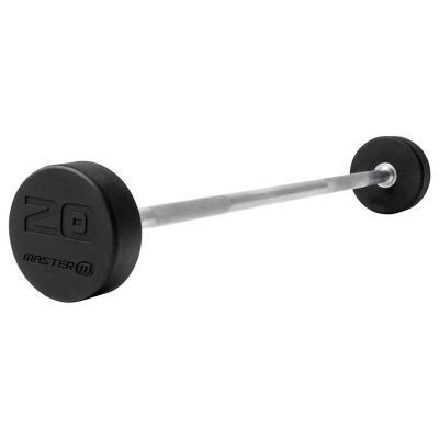Master Fitness Fast skivstång, Fast skivstång, 20 kg