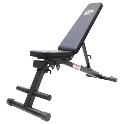 Master Fitness Black II Foldable Bench, Träningsbänk
