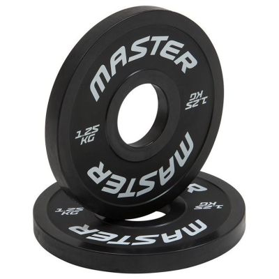 Master Fitness Change Plate, Viktskivor gummerade