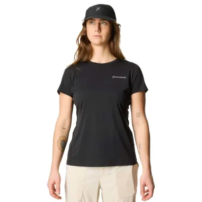 Houdini W's Pace Air Message Tee True Black / Houdini Logo, kuva 1 / 1