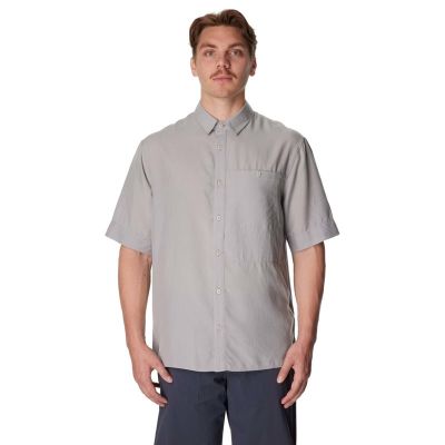 Houdini M's Tree Shortsleeve Shirt Cloudy Gray