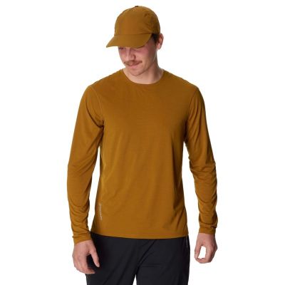 Houdini M's Pace Air LS Tee Greenish Gold