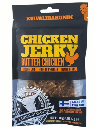 Kuivalihakundi Jerky Butter Chicken 40g retkiruoka