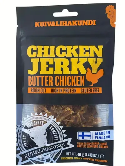 Kuivalihakundi Jerky Butter Chicken 40g retkiruoka