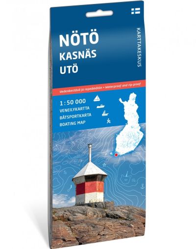 Calazo Nötö Kasnäs Utö retkeilykartta, suomi
