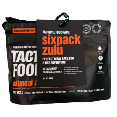 Tactical Foodpack Sixpack Zulu retkiruoka