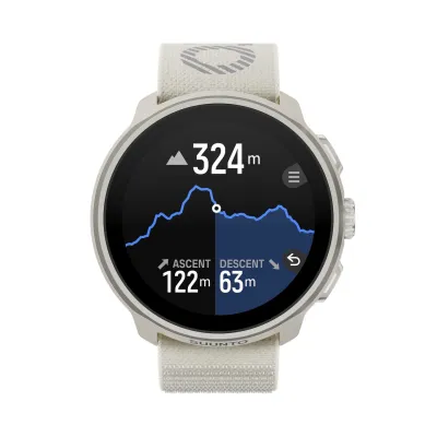 Suunto Run Frost Grey With Silicon Strap urheilukello