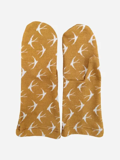 Svala Merino Design aluslapaset, Pääsky Okra/valkoinen L