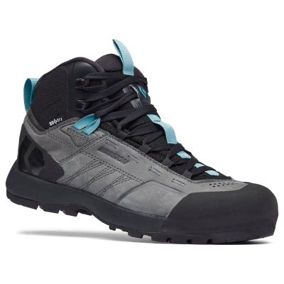 Black Diamond Mission Leather Mid WP Approach Shoes Wo Steel Grey/Costal Blue