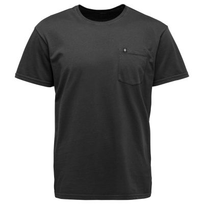 Black Diamond M Diamond Patch Ss Pocket Tee Black