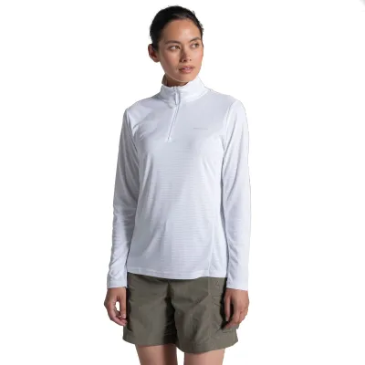 Craghoppers Women's Solarshield+ Half Zip Top naisten paita