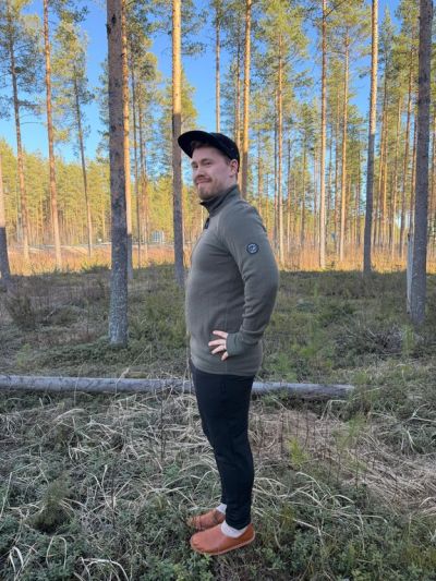 Svala Nordic Terry Wool 400 välitakki Vihreä XXL