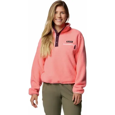 Columbia W Helvetia II Cropped Half Snap Fleece Alpenglow, kuva 1 / 1