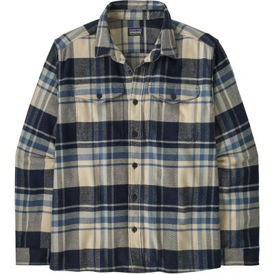 Patagonia M's Fjord Flannel Shirt Hibernate: Sunken Blue - L
