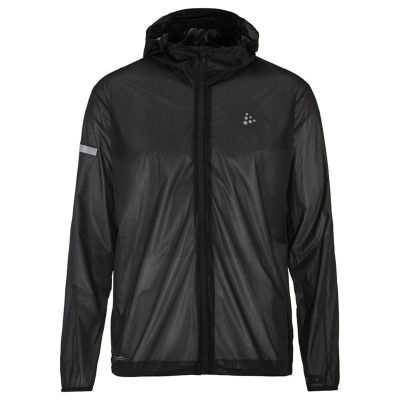Craft Pro Hydro Lightweight Jacket M Black/Black - S
