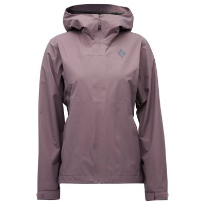 Black Diamond W Strataline Stretch Shell Dark Mauve - L