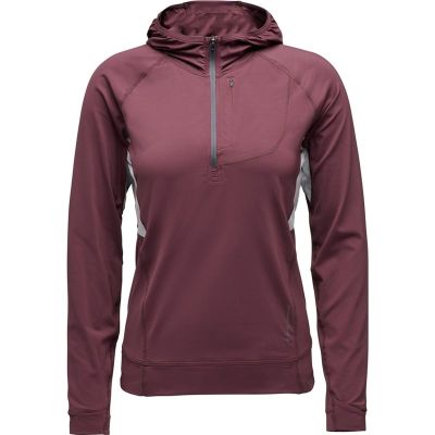 Black Diamond W Alpenglow Pro Hoody Dusk Violet - S