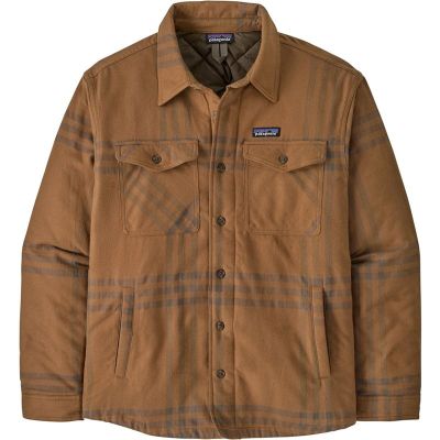 Patagonia M's LW Insulated Fjord Flannel Shirt Defend: Deer Brown - XL