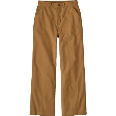 Patagonia W's Point Reyes Canvas Wide Leg Pants Nest Brown - 8, kuva 1 / 1