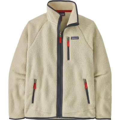 Patagonia M's Retro Pile Jkt Pelican W/Smolder Blue - M