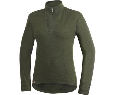 Woolpower Zip Turtleneck 200 Pine Green - L