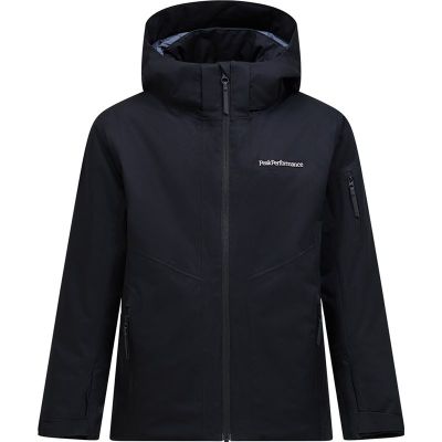 Peak Performance JR Maroon InsulatedJacket Black - 150 cl