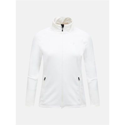 Peak Performance W Rider Essentials Zip Jacket Offwhite/Offwhite - XL