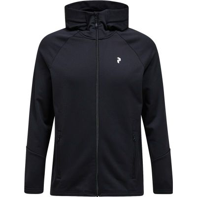 Peak Performance M Rider Essentials Zip Hood Black/Black - XXL