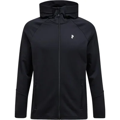 Peak Performance M Rider Essentials Zip Hood Black/Black - XXL, kuva 1 / 1