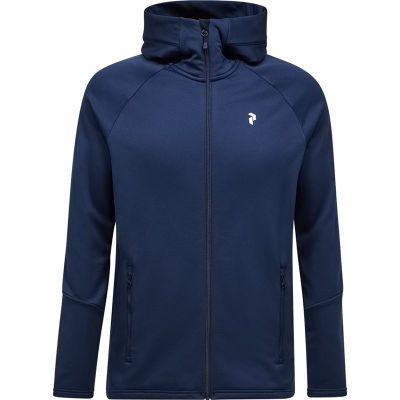 Peak Performance M Rider Essentials Zip Hood Blue Shadow/Blue Shadow - XXL