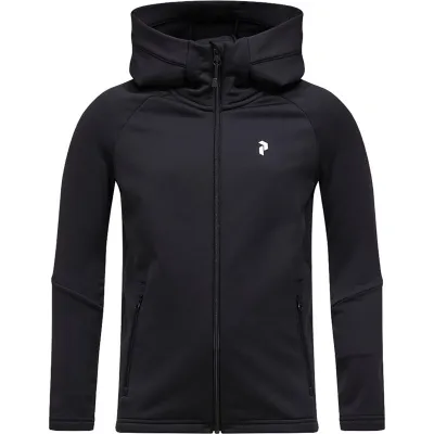 Peak Performance Jr Rider EssentialsZip Hood Black/Black - 170 cl, kuva 1 / 1