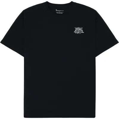 KnowledgeCotton Apparel Regenerative Organic Cotton Chest Embroidery T-Shirt GOTS Night Sky - S, kuva 1 / 1
