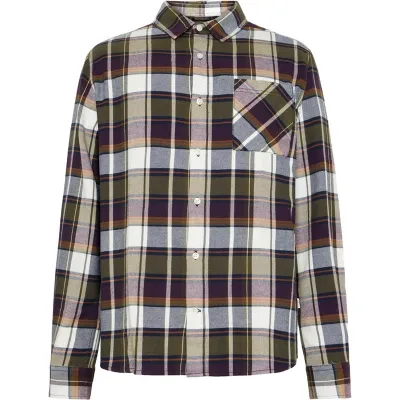 KnowledgeCotton Apparel Organic Cotton Checked Flannel Shirt GOTS Blue Check - XXL, kuva 1 / 1