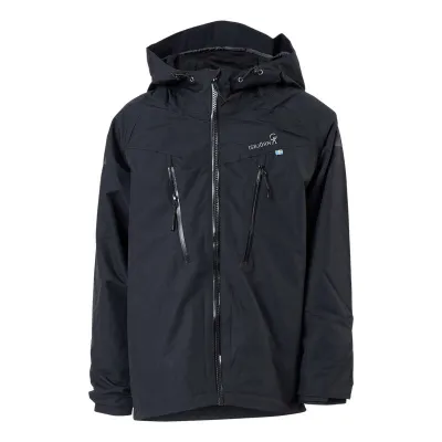 Isbjörn Monsune Hard Shell Jacket Youth Black - 122/128 cl, kuva 1 / 1