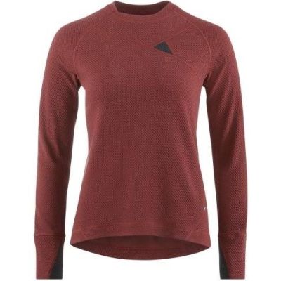 Klättermusen Huge Crew W'S Madder Red - XS