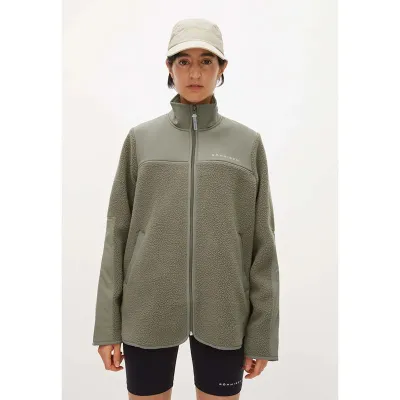 Röhnisch Phoebe Pile Jacket Vetiver Green - XL