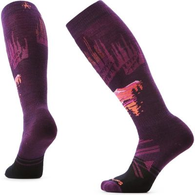 Smartwool Women's Ski Full Cushion Alpine Auroras Purple Iris - S