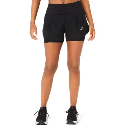 Asics Road 2-N-1 3.5In Short Women Performance Black/Performance Black - XS