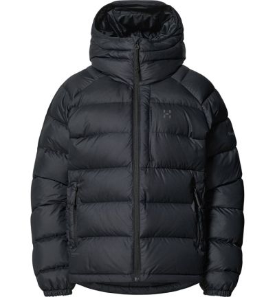 Haglöfs Rosson Down Hood Women True Black - XL