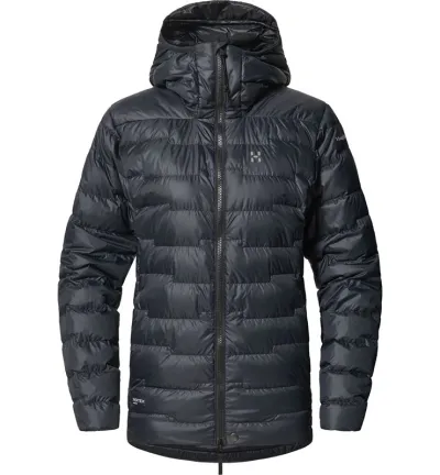 Haglöfs Roc Flash Down Hoodwomen True Black - XS, kuva 1 / 1