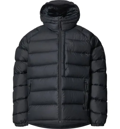 Haglöfs Rosson Down Hood Men True Black - L, kuva 1 / 1