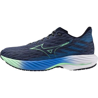 Mizuno Wave Rider 28 Men Vintage Indigo/Neo Mint/Frontier Bl - 40