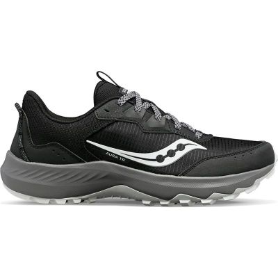 Saucony Aura Tr Mens Black/Gravel - 40