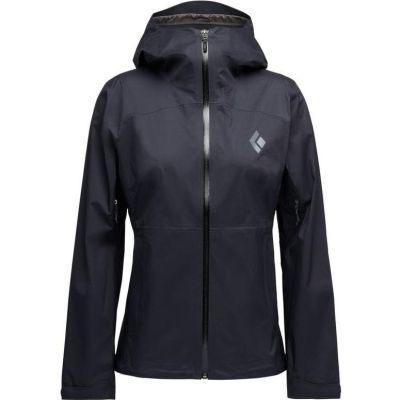 Black Diamond W Fineline Stretch Shell Black - XXL