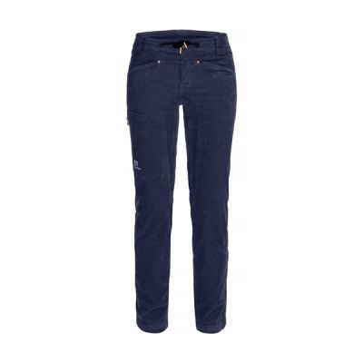 Elevenate W Après Cord Pants Dark Ink - M