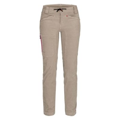 Elevenate W Après Cord Pants Vintage Khaki - L