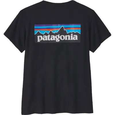 Patagonia W's P-6 Logo Responsibili-Tee Black - XL, kuva 1 / 1